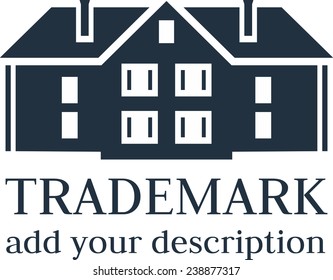 House icon logo vector isolated 
