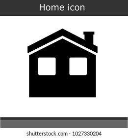 House icon on white background.