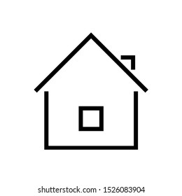 
House icon on a white background. Vector pattern for advertisements and banner.