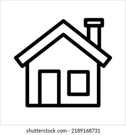 icono de la casa en fondo blanco
