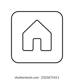 house icon on white background vector illustration graphic design