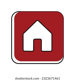 house icon on white background vector illustration graphic design