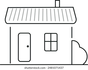 icono de la casa sobre fondo blanco