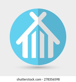 house icon on a white background