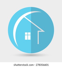 house icon on a white background