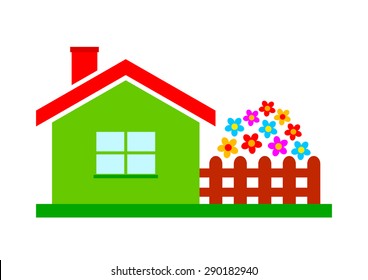 House icon on white background