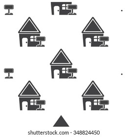 house icon on white background for web