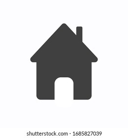 house icon on white isolate. vector. eps10