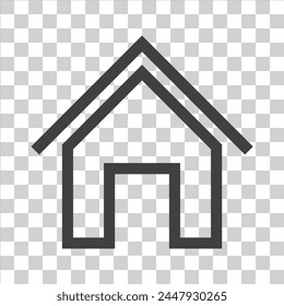 house icon on white isolate.