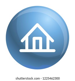House icon. Outline house vector icon for web design isolated on white background