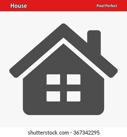 House Icon. Professional, pixel perfect icons optimized for both large and small resolutions. EPS 8 format.