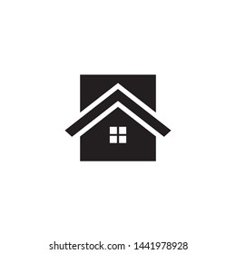House icon real estate graphic design template vector