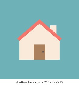 House icon for real estate, mortgage, loan, concept and homepage. Vector illustration.