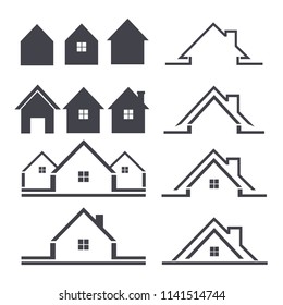 house icon set