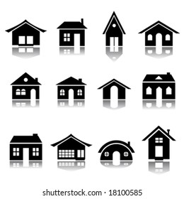 house icon set