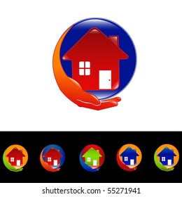 Conjunto de iconos de la casa