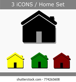 House icon set.