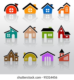 house icon set