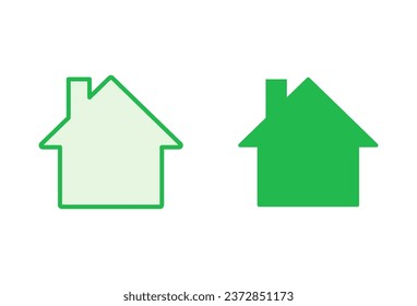 House icon set. Home icon vector