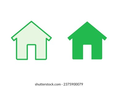 House icon set. Home icon vector
