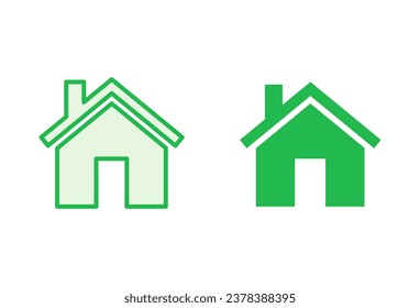 House icon set. Home icon vector