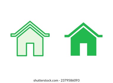 House icon set. Home icon vector