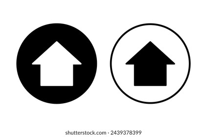 Conjunto de iconos de la casa. Vector de icono de inicio