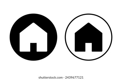 House icon set. Home icon vector