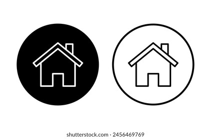 House icon set. Home icon vector