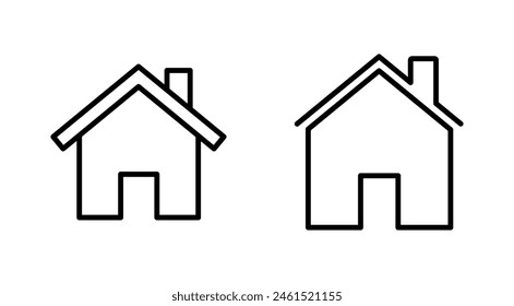 House icon set. Home icon vector
