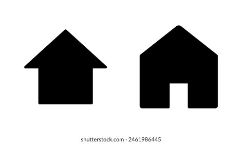 House icon set. Home icon vector