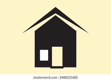 House icon set. Home vector illustration sign. Hotel symbol.