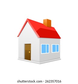 House icon set isolated on white background. Vector