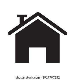 House icon sign. Home page button. Vector