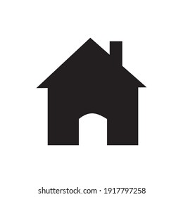 House icon sign. Home page button. Vector