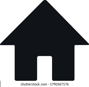 House icon sign - stock vector