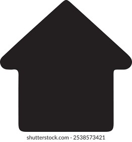 house icon silhouette vector style with white background. House icon 