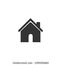 House icon in simple design. Vector illustration