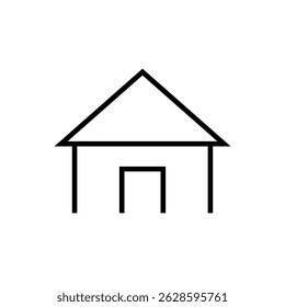 Icono de la casa. Ilustración de elemento simple. Diseño de la casa de la colección Architecture. Puede ser utilizado para el Web y el móvil en el fondo blanco