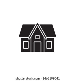 house icon. Simple glyph, flat vector of Real Estate icons for UI and UX, website or mobile application