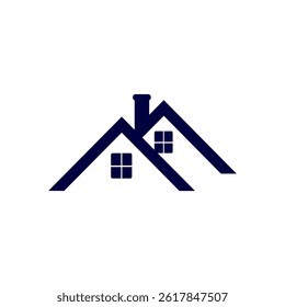 Icono de la casa simple aislado en blanco