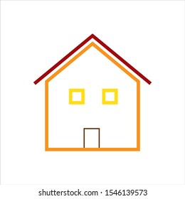 house icon simple icon vector