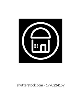 House icon. Simple vector. Vector signs