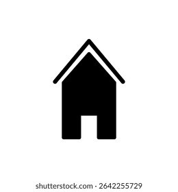 House icon symbol for apps and websites. Home sign and symbol