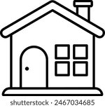 House icon symbol vector image