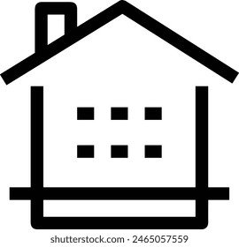 House icon symbol vector image