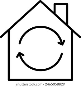 House icon symbol vector image