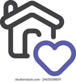 House icon symbol vector image