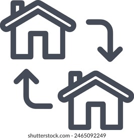 House icon symbol vector image