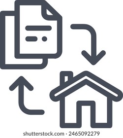 House icon symbol vector image